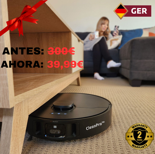 Aspirador Robot Inteligente 3 en 1 CleanPro™