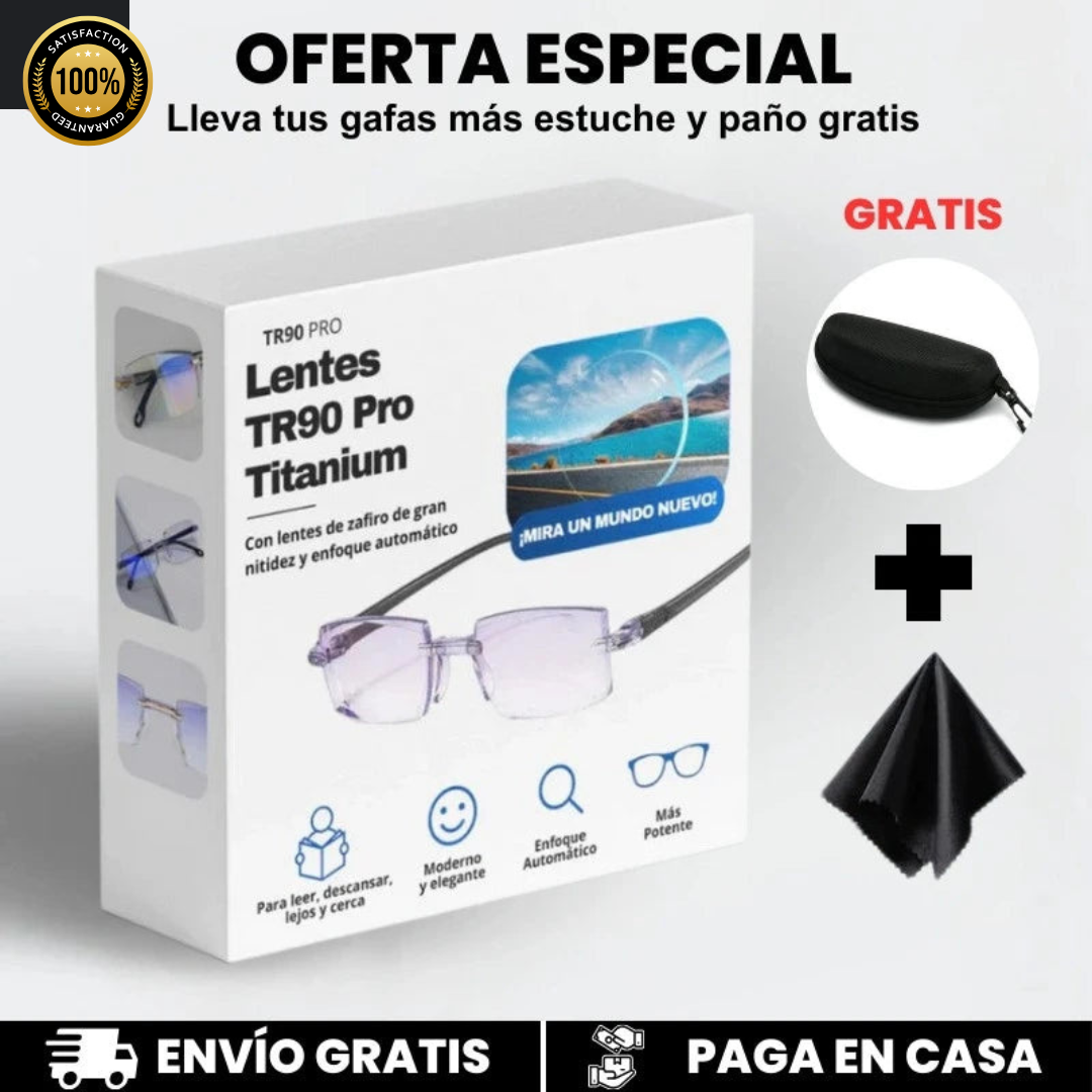 👓 Gafas Inteligentes Anti-Rayos - Vision™ + Estuche de Cuero + Limpiador de Lentes 500ml Gratis