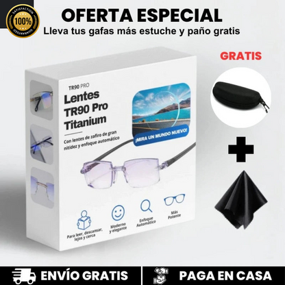👓 Gafas Inteligentes Anti-Rayos - Vision™ + Estuche de Cuero + Limpiador de Lentes 500ml Gratis